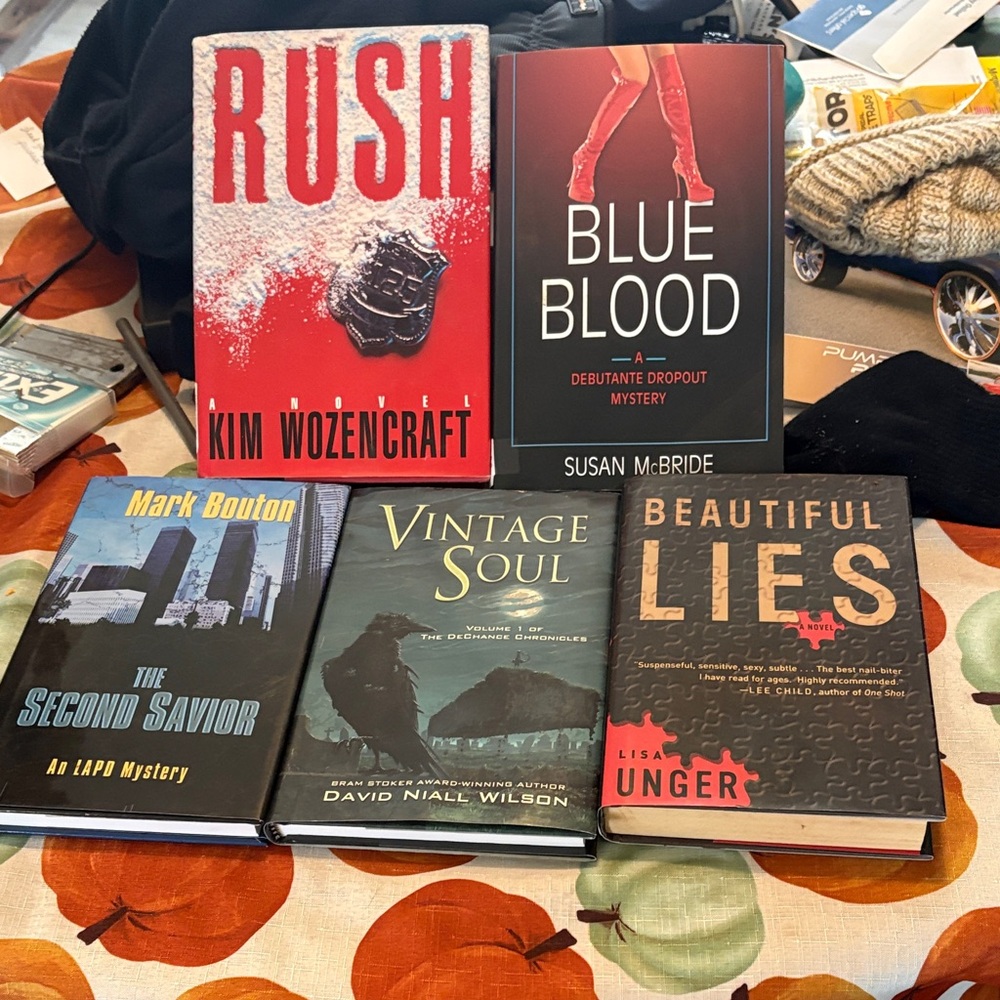 Lot of 5 hardcover books in good condition no rips